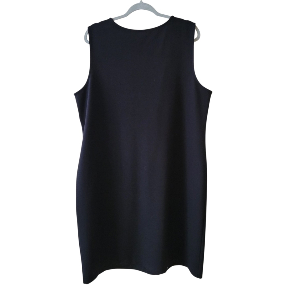 Talbots Black Sleeveless Sheath‎ Dress Size 22W - Picture 2 of 3